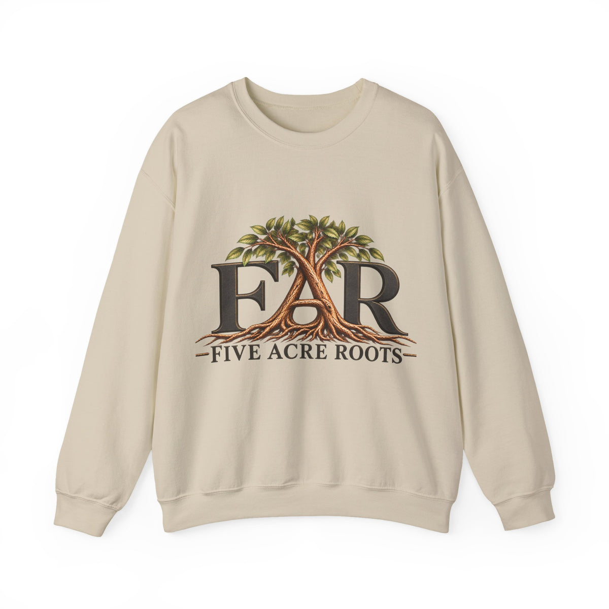 Five Acre Roots Signature Crewneck Sweatshirt – Sand